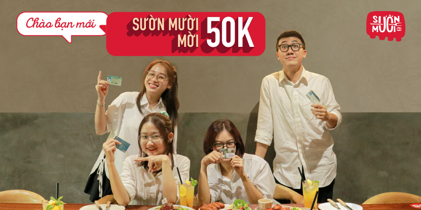 GIẢM 10% LẦN ĂN ĐẦU TIÊN CHO KHÁCH HÀNG MỚI